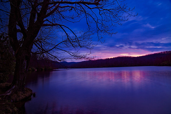 Sunrise over Price Lake, Blue Ridge Parkway, NC
