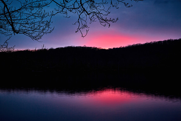 Sunrise over Price Lake, Blue Ridge Parkway, NC