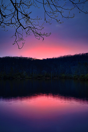Sunrise over Price Lake, Blue Ridge Parkway, NC