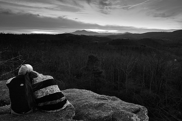 Sunset, Raven Rocks Overlook, Blue Ridge Parkway, NC