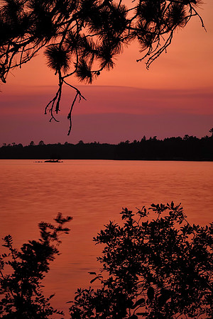 Sunset over Lake Vermilion, MN