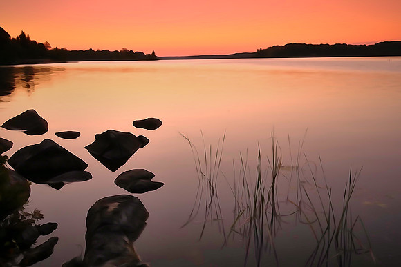 Sunrise on Ludlow's Island Resort, Lake Vermilion, MN