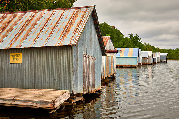 Stuntz Bay Boathouse Historic District, Soudan, Lake Vermilion, MN