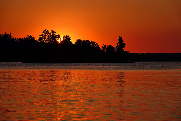 Sunrise on Ludlow's Island Resort, Lake Vermilion, MN