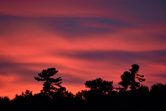 Sunset over Lake Vermilion, MN