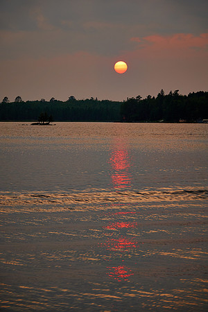 Sunset on Ludlow's Island Resort, Lake Vermilion, MN