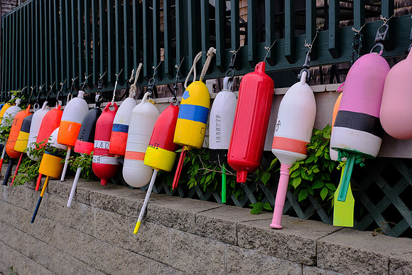 Lobster buoys, Stonington, Maine