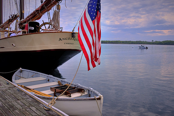 Angelique in Castine Harbor, Maine