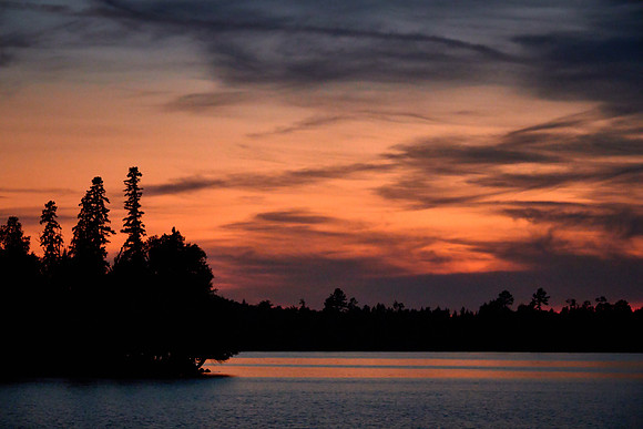 Sunset over Lake Vermilion, MN