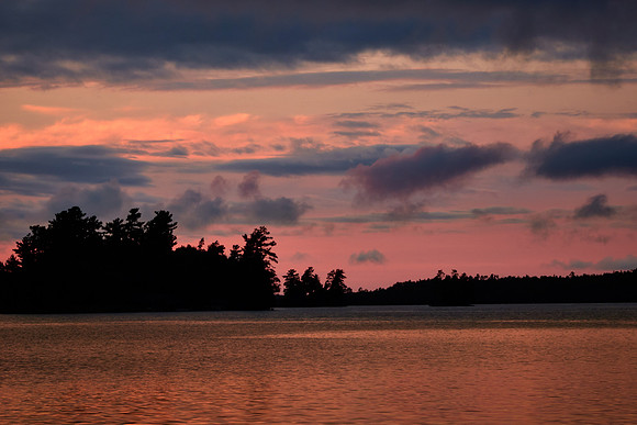 Sunset on Ludlow's Island Resort, Lake Vermilion, MN