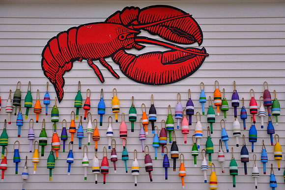 Lobster buoys, Stonington, Maine