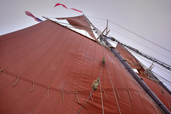 Underway on the Windjammer Angelique, Camden, Maine