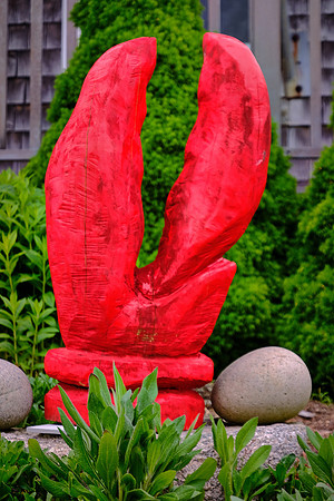 Giant lobster claw, Stonington, Maine