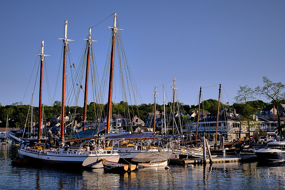 Sunset in Camden Harbor, Camden, Maine