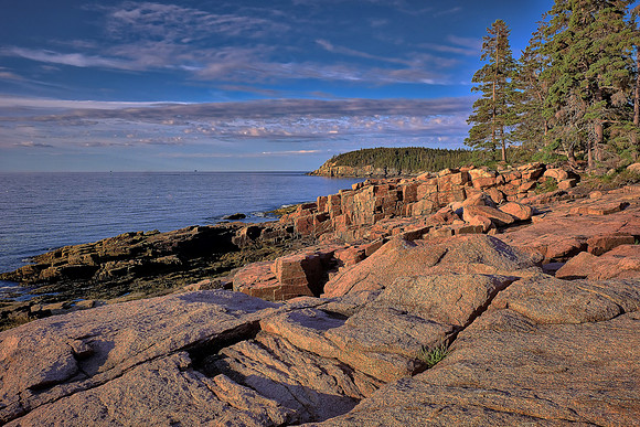 Thunder Hole at sunrise, Acadia National Park, Mount Desert Island, Maine