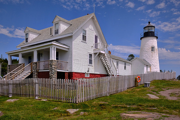 Pemaquid Point Lighthouse. New Harbor, Maine