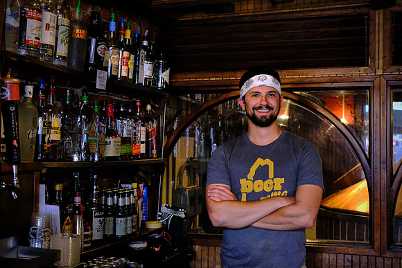 Garrick Hoffman, Gritty McDuff's Brew Pub, Old Port, Portland, Maine