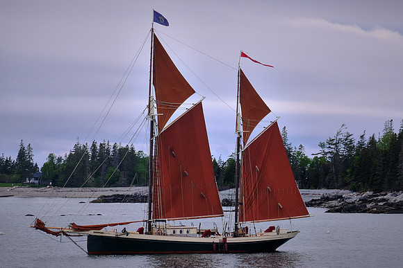 Windjammer Angelique in Bass Harbor, Mount Desert Island, Maine