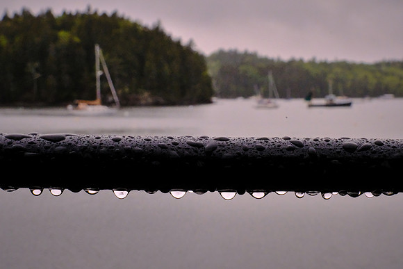 Damp day on the Windjammer Angelique, Camden, Maine