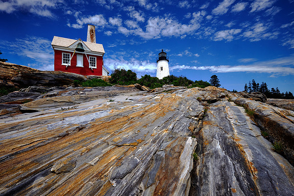Pemaquid Point Lighthouse. New Harbor, Maine