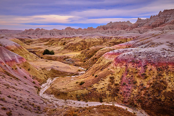 Sunset in Badlands National Park, SD