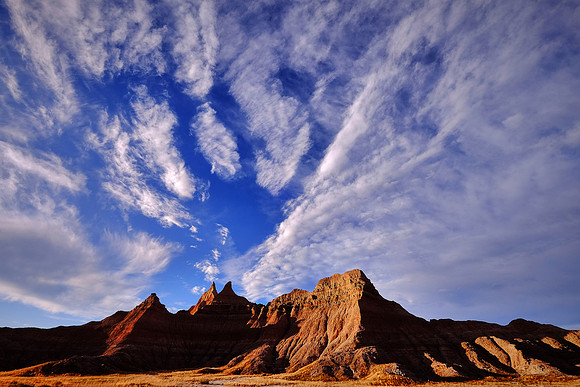Sunrise in Badlands National Park, SD
