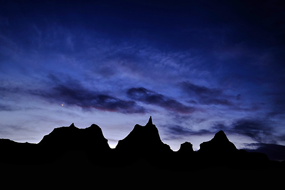 Sunrise in Badlands National Park, SD