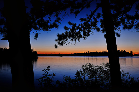 Sunset over Lake Vermilion, MN