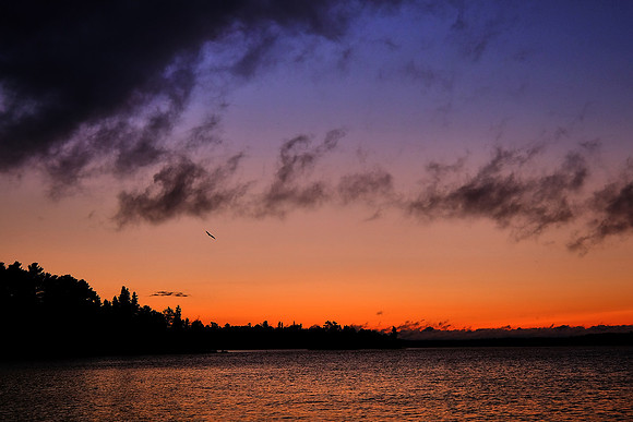 Sunrise over Lake Vermilion, MN