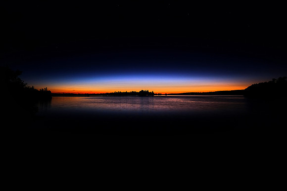 Sunset over Lake Vermilion, MN