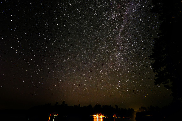 Milky Way over Lake Vermilion, MN