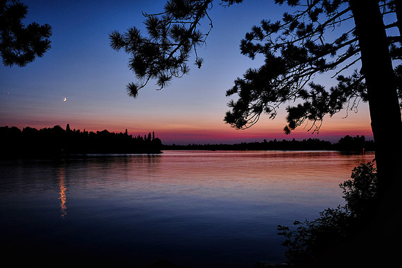 Sunset over Lake Vermilion, MN