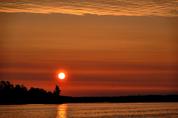 Sunrise over Lake Vermilion, MN