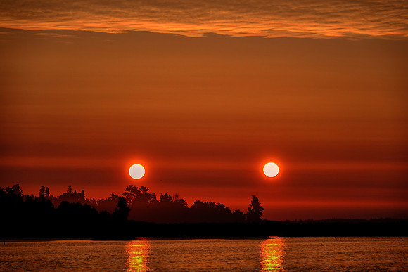 Rule-of-Thirds —Sunrise over Lake Vermilion, MN
