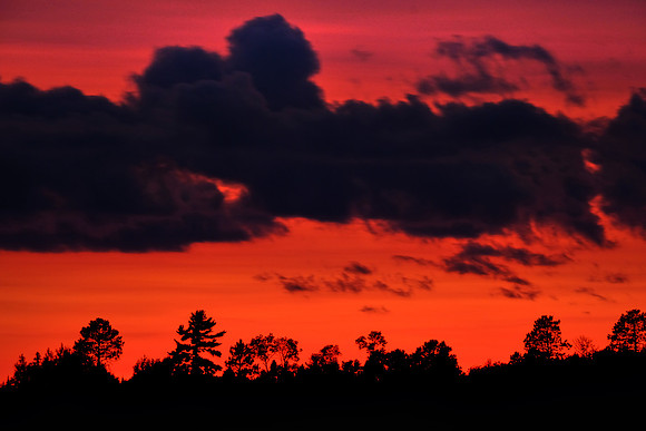 Sunset over Lake Vermilion, MN