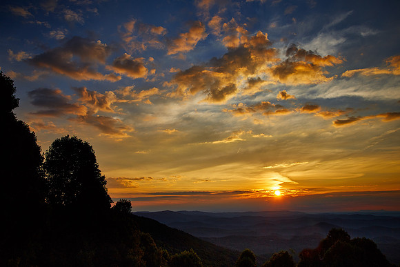Sunrise on the Blue Ridge Parkway, NC