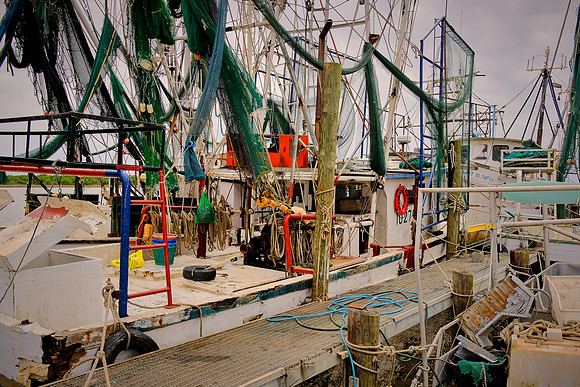 Fishing trawler, Cameron, Louisiana