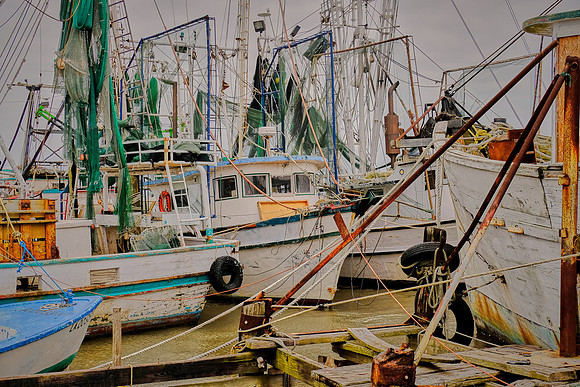 Fishing trawler, Cameron, Louisiana
