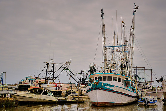 Fishing trawler, Cameron, Louisiana