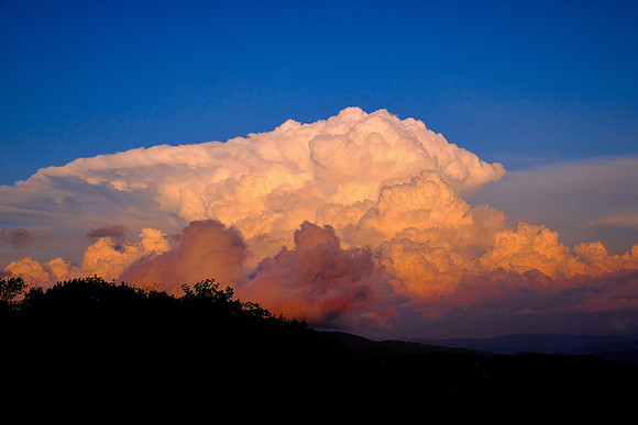 Sunset along the Blue Ridge Parkway, NC