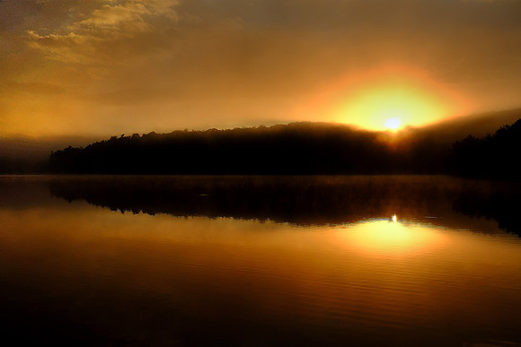 Sunrise over Price Lake, Blue Ridge Parkway, NC