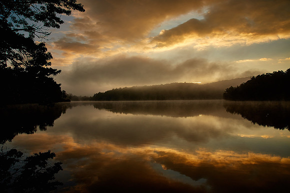 Sunrise over Price Lake, Blue Ridge Parkway, NC