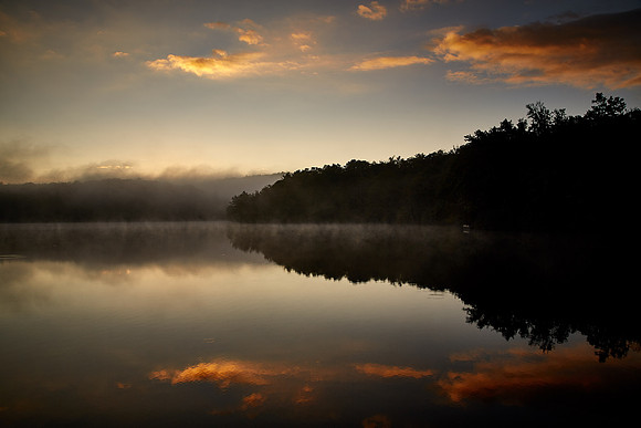 Sunrise over Price Lake, Blue Ridge Parkway, NC