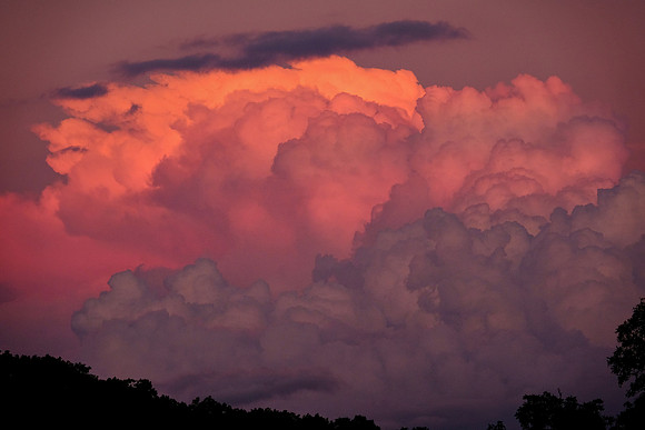Sunset along the Blue Ridge Parkway, NC