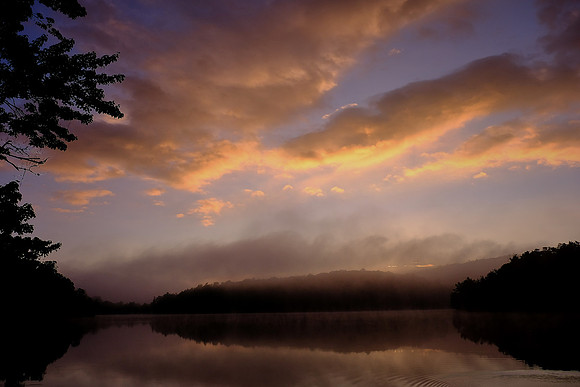 Sunrise over Price Lake, Blue Ridge Parkway, NC