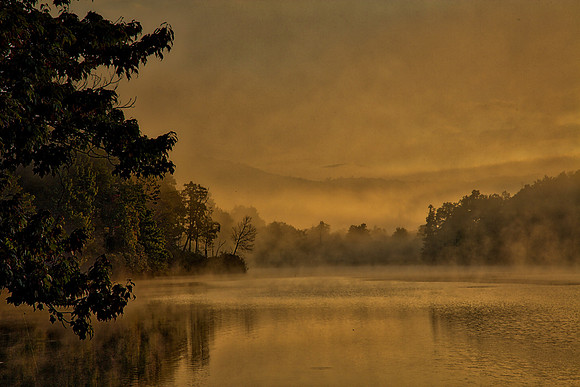 Sunrise over Price Lake, Blue Ridge Parkway, NC