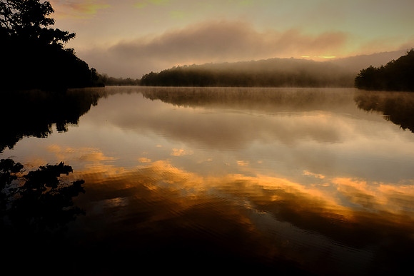 Sunrise over Price Lake, Blue Ridge Parkway, NC