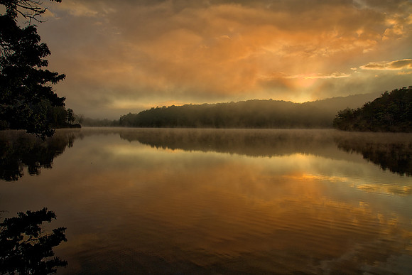 Sunrise over Price Lake, Blue Ridge Parkway, NC