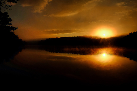 Sunrise over Price Lake, Blue Ridge Parkway, NC