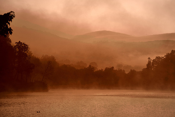 Sunrise over Price Lake, Blue Ridge Parkway, NC